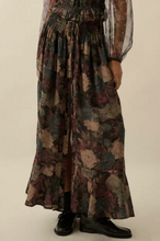 Load image into Gallery viewer, Midnight Meadows Maxi Skirt
