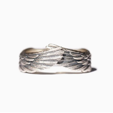 Angel Wings Open Ring-Adjustable