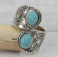 Vintage Inlaid Turquoise Ring