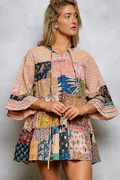 Patchwork Poetry Boho Blouse