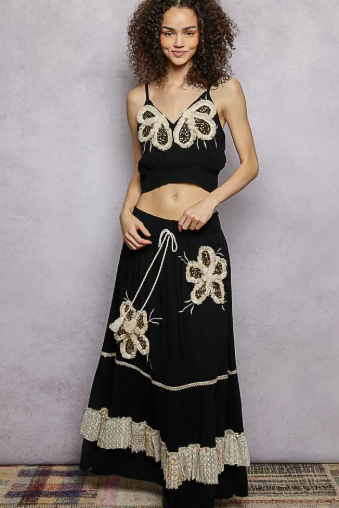 Solstice Bloom Tank and Skirt Set