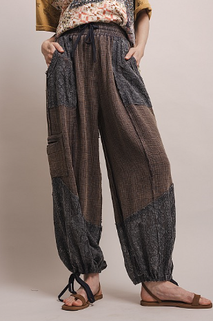 Mineral Wash Lace Joggers