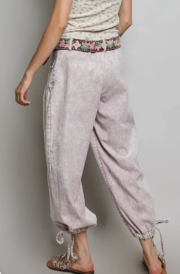 Vintage Washed Jogger Pants by POL