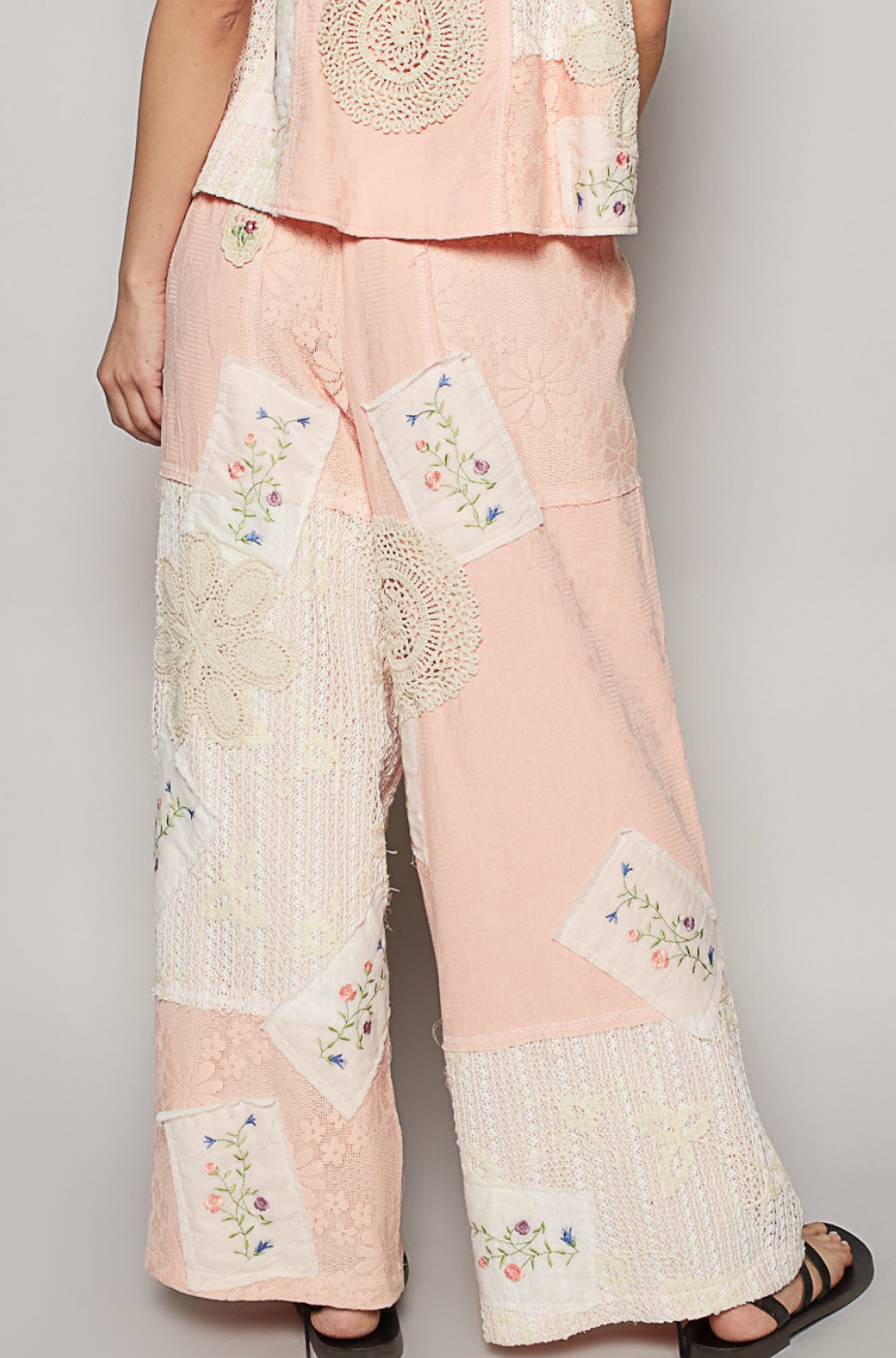 April Showers Patchwork Pants