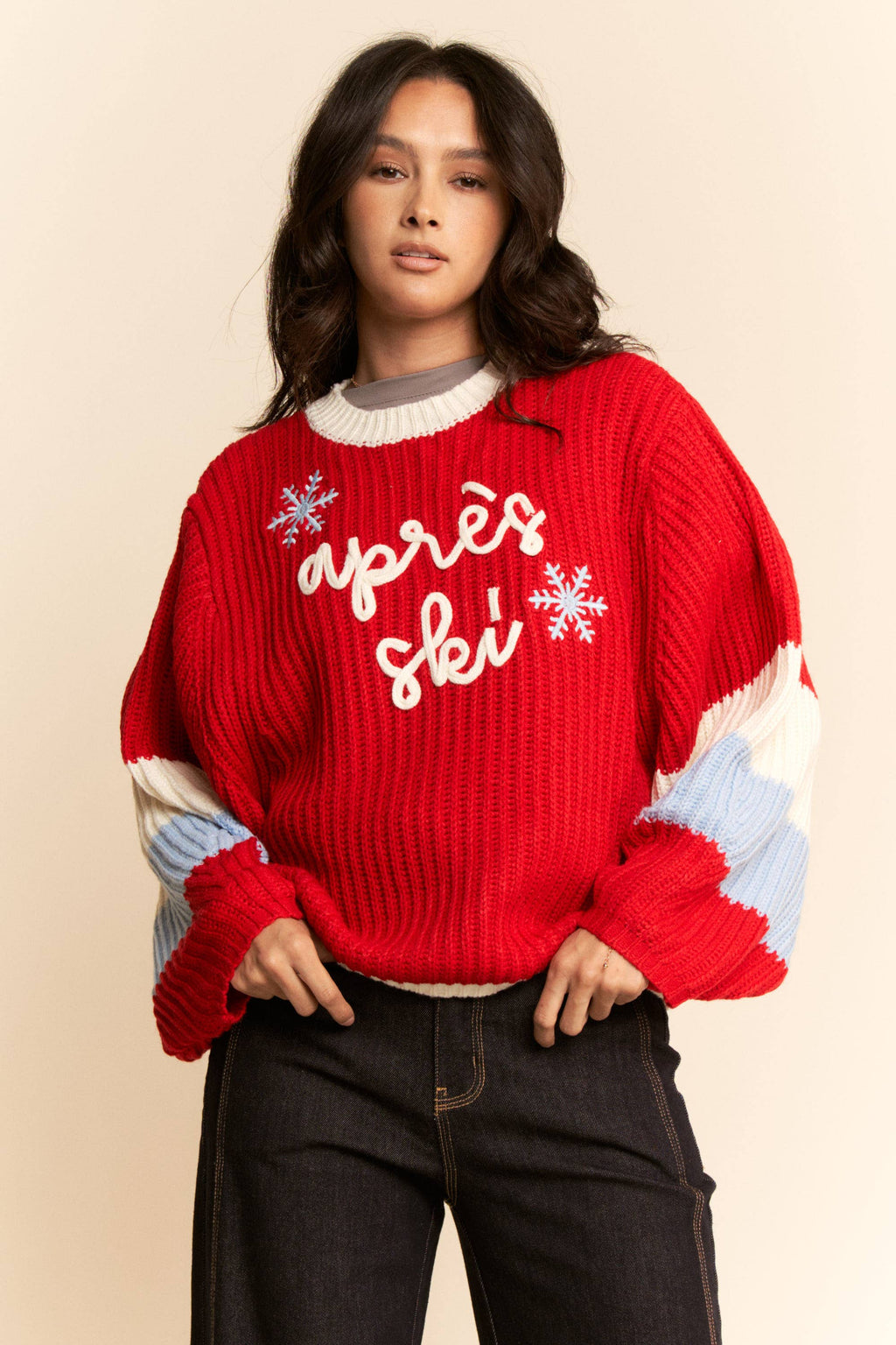 Apres Ski-Embellished Sweater