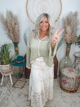 Load image into Gallery viewer, Boho Dreams Crochet Sweater
