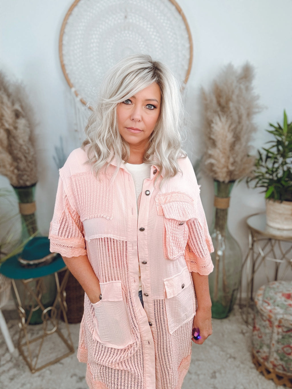 Nothing Compares Long Shirt Jacket