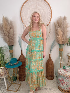 Aztec Dreams Tassel Maxi Dress