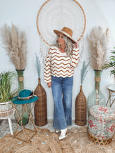 Load image into Gallery viewer, Vintage Waves Knit Sweater
