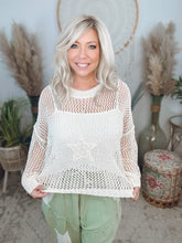 Load image into Gallery viewer, North Star Crochet Sweater
