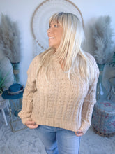 Load image into Gallery viewer, Never Better Knit Sweater-Mocha
