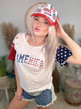 Load image into Gallery viewer, America Distressed Graphic Tee
