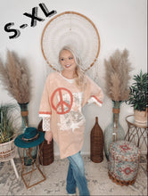 Load image into Gallery viewer, Peace Patchwork Perfection Tee
