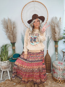 Bohemian Bliss Maxi Skirt