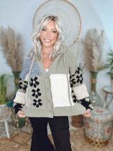 Load image into Gallery viewer, Cuddle Time Hooded Sweater-Olive
