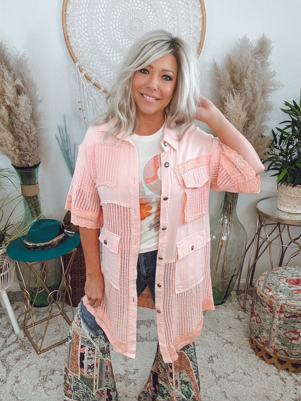 Nothing Compares Long Shirt Jacket
