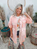 Nothing Compares Long Shirt Jacket