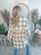 Load image into Gallery viewer, Perfectly Plaid Mineral Wash Shacket
