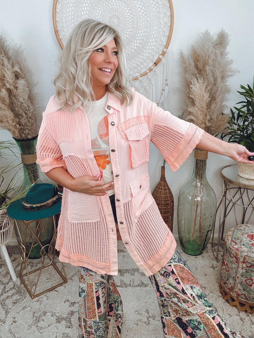 Nothing Compares Long Shirt Jacket