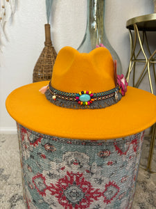 Not Afraid Of Color Wide Brim Hat