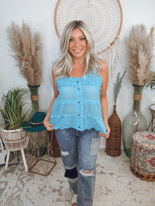 Summer Lovin' Eyelet Tank Top