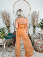 Load image into Gallery viewer, Groovy Girl Washed Denim Jumpsuit
