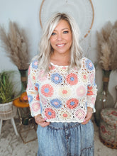 Load image into Gallery viewer, Warmer Days Crochet Sweater
