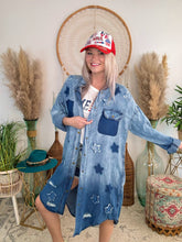 Load image into Gallery viewer, Star Power Denim Dress
