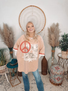 Peace Patchwork Perfection Tee