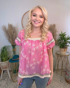 Born Boho Floral Blouse