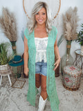 Coastal Dreams Crochet Kimono