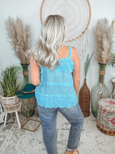 Load image into Gallery viewer, Bright Moments Eyelet Tank Top
