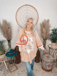 Peace Patchwork Perfection Tee