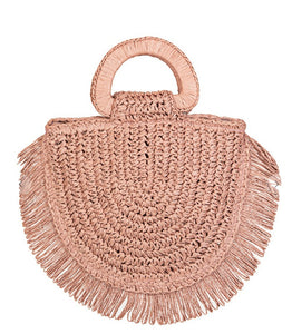 Bali Braided Fringe Handbag