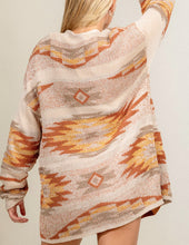 Load image into Gallery viewer, Desert Vibes Aztec Cardigan
