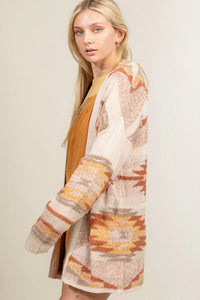 Desert Vibes Aztec Cardigan