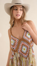 Load image into Gallery viewer, Coachella Crochet Fringe Tank
