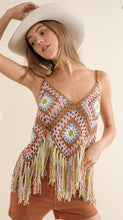 Load image into Gallery viewer, Coachella Crochet Fringe Tank
