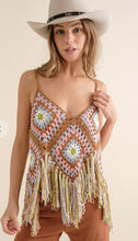 Load image into Gallery viewer, Coachella Crochet Fringe Tank
