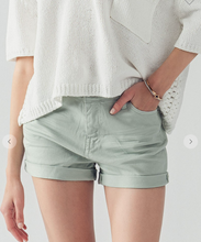 Load image into Gallery viewer, Catch You Later Denim Shorts-Mint
