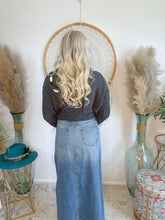 Load image into Gallery viewer, Slay All Day Denim Maxi Skirt
