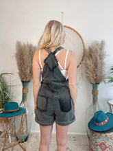 Load image into Gallery viewer, Route 66 Denim Overall Shorts
