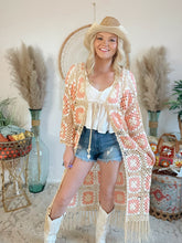 Load image into Gallery viewer, Bohemian Dreams Crochet Cardigan
