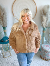 Load image into Gallery viewer, All Things Cozy Fleece Shacket-Mocha
