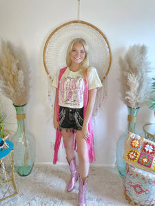 Dixieland Studded Fringe Vest